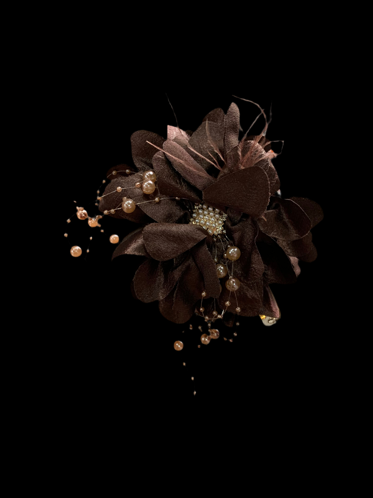 pinza de flor _ cristal