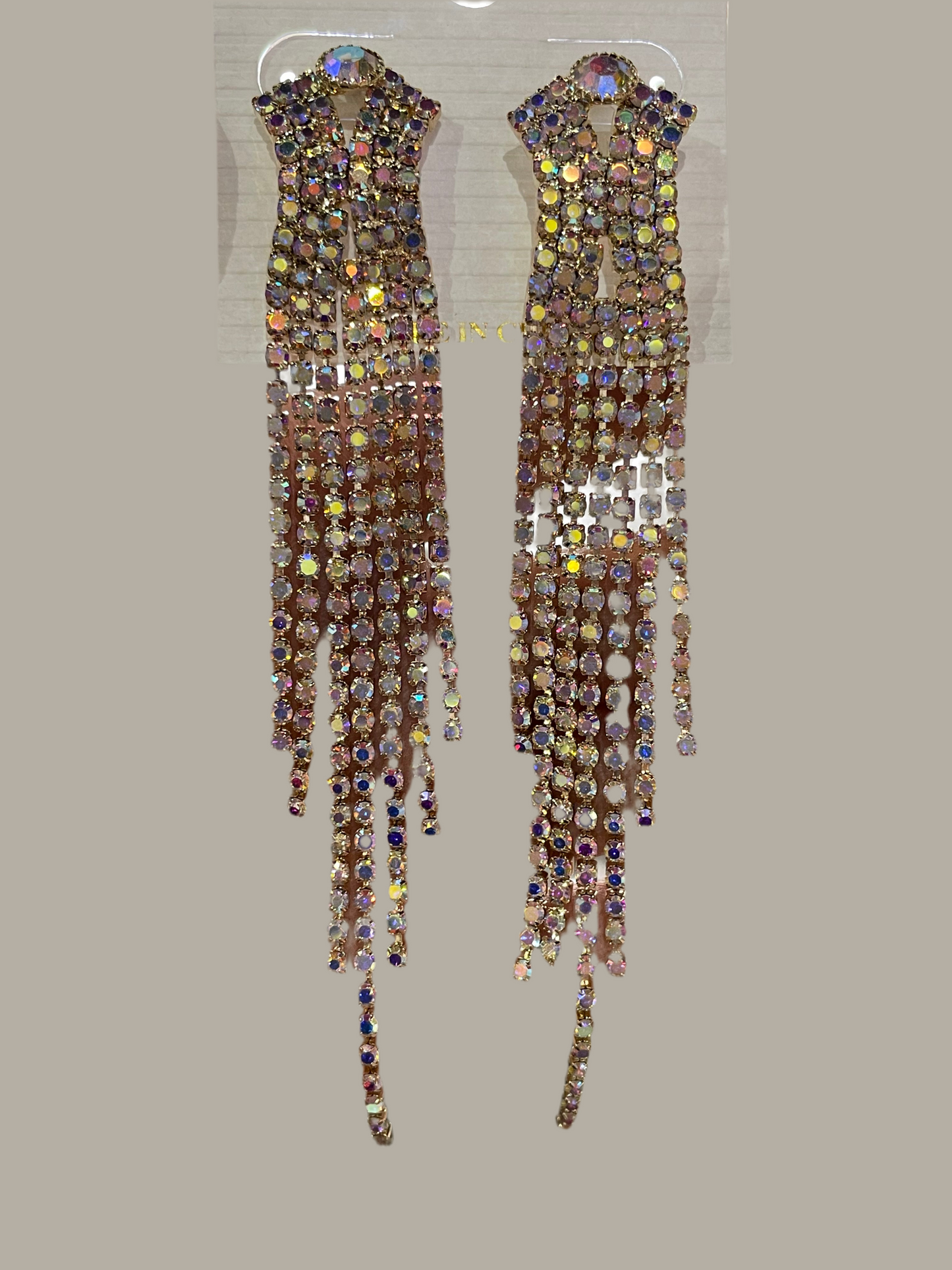 Aretes de fiesta largos - Bling Bling