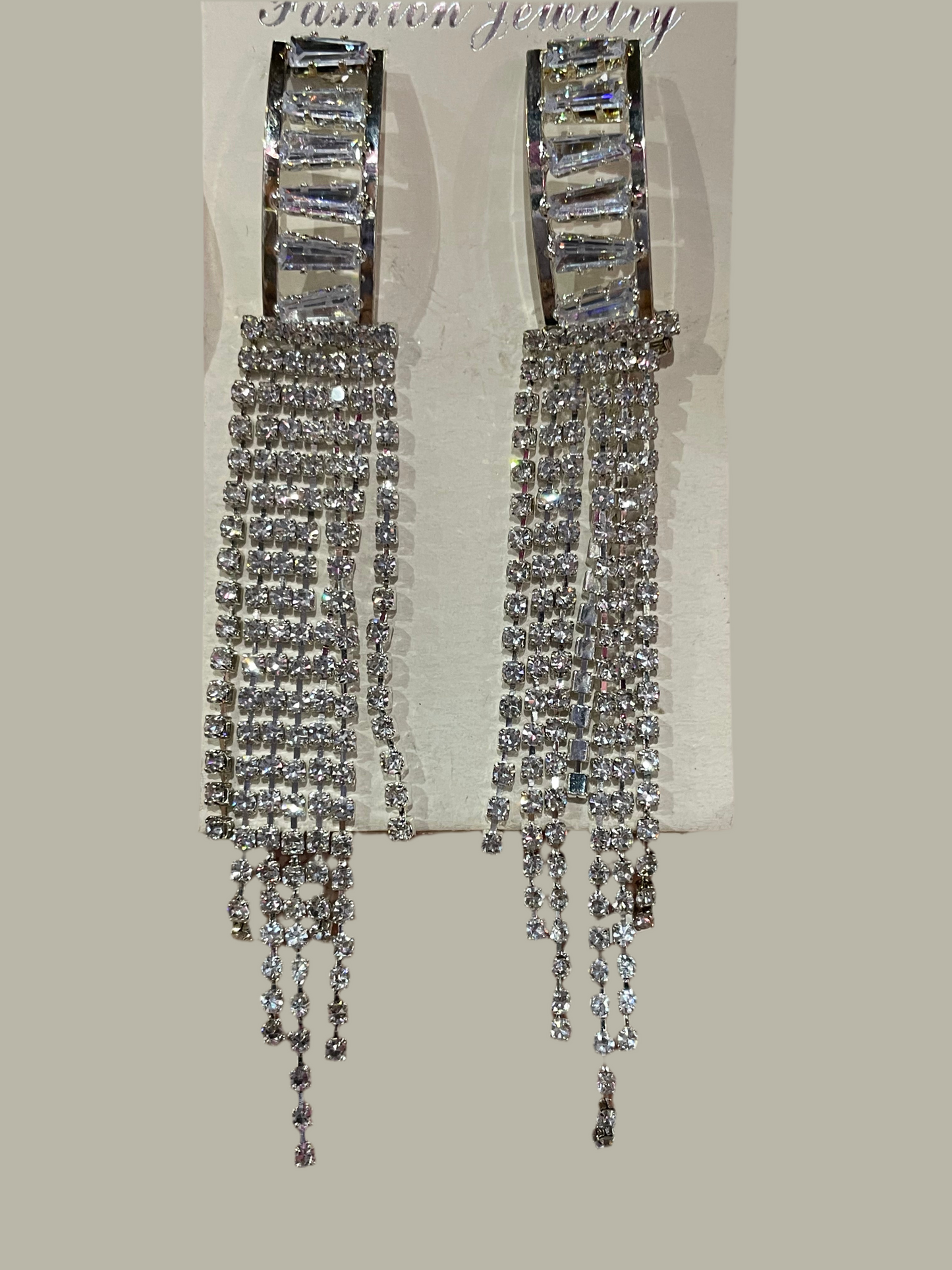 Aretes largos de fiesta - Bling Bling