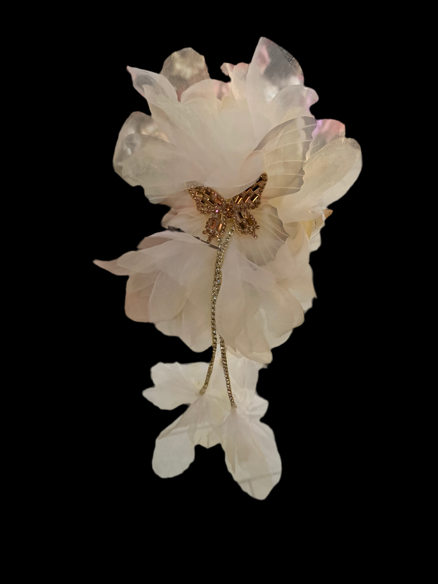 Pinzas de flor  - cristal