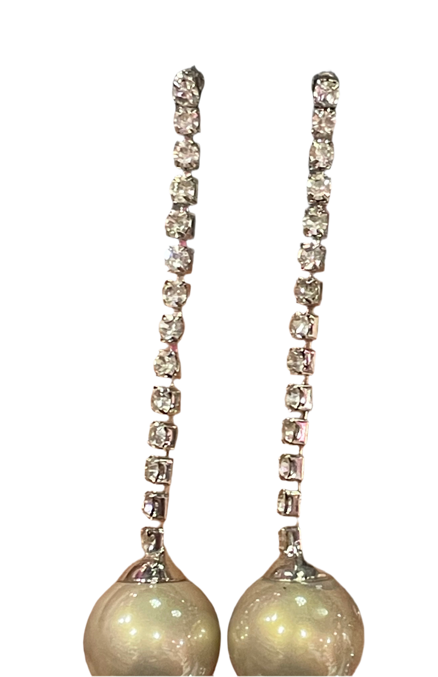 Aretes largos de fiesta. - Bling Bling