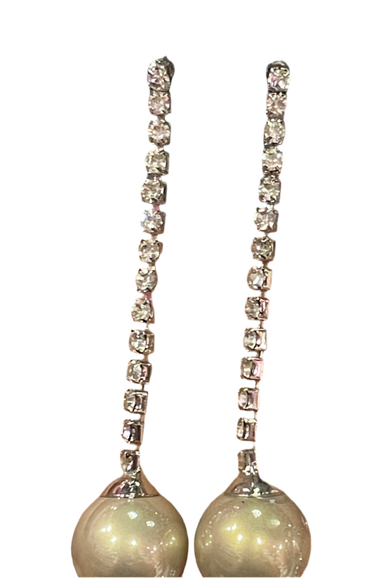 Aretes largos de fiesta. - Bling Bling
