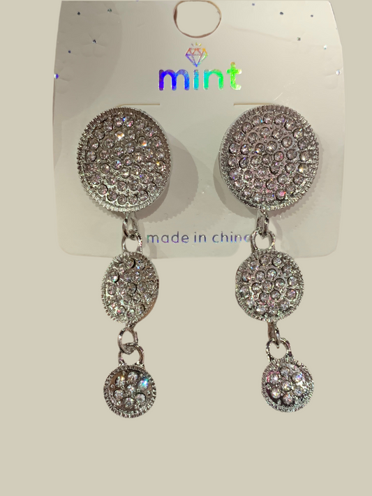 Aretes largos de fiesta - Bling Bling