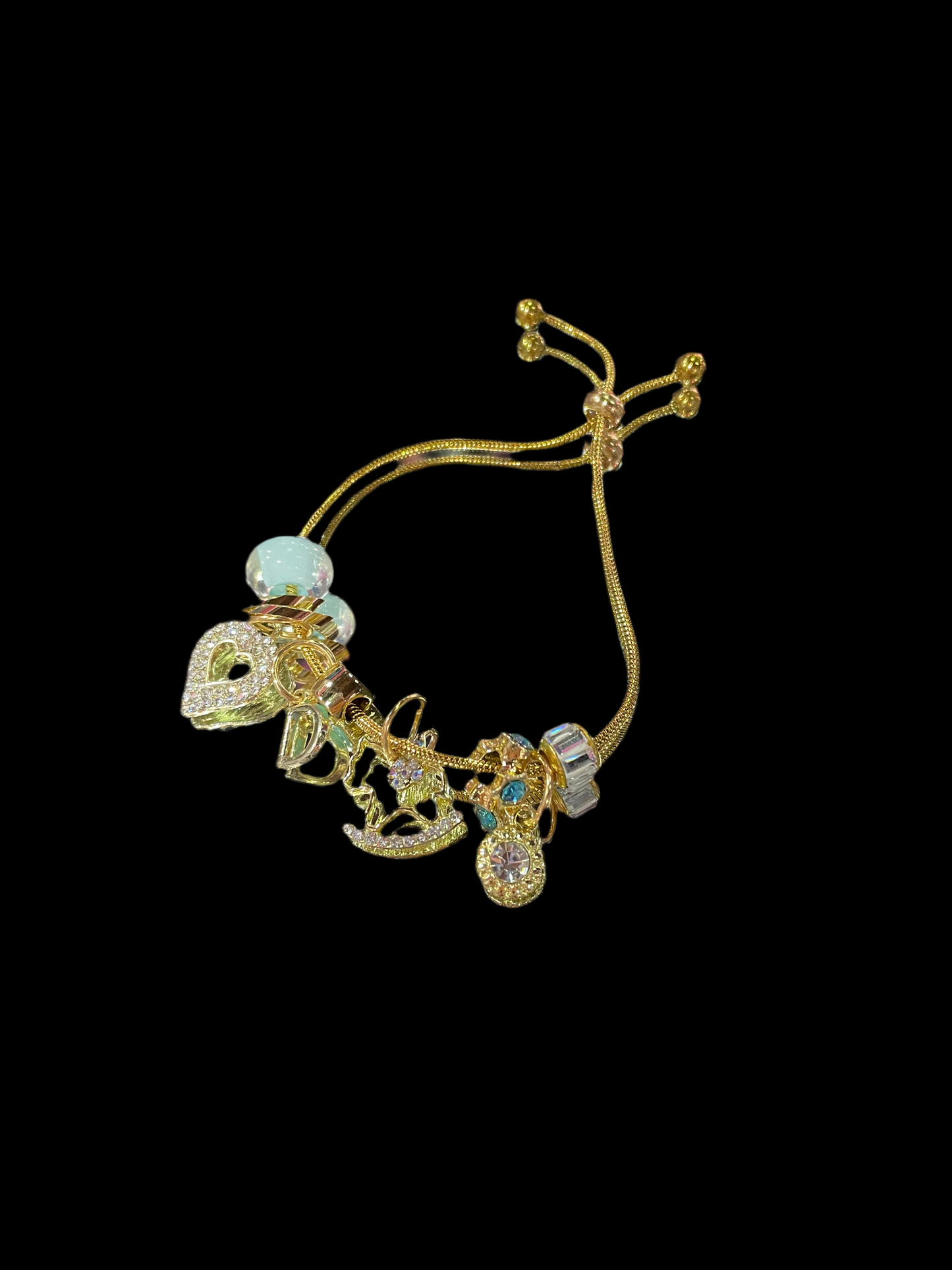 Pulsera ajustable dorada
