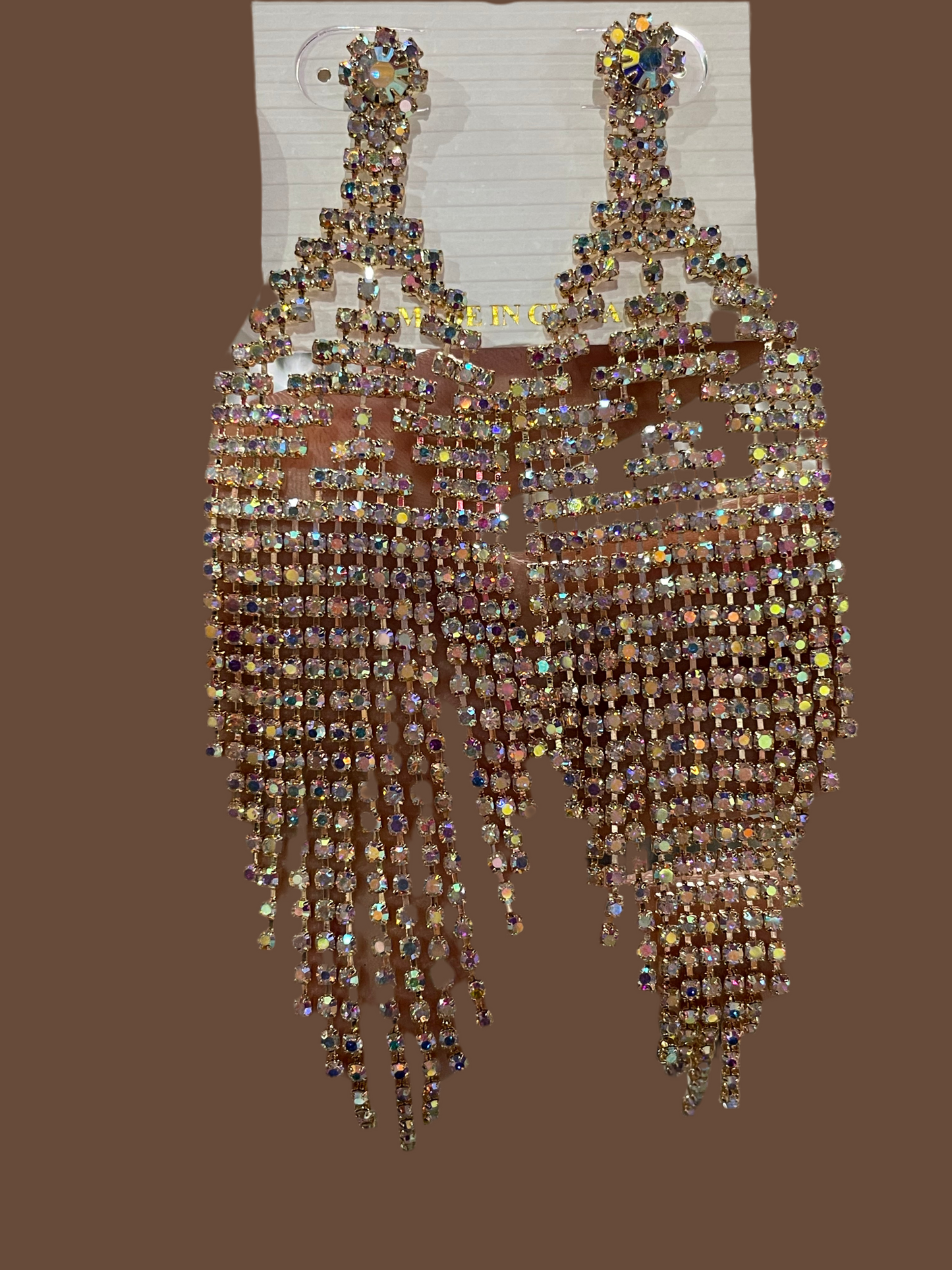 Aretes de fiesta largos - Bling Bling