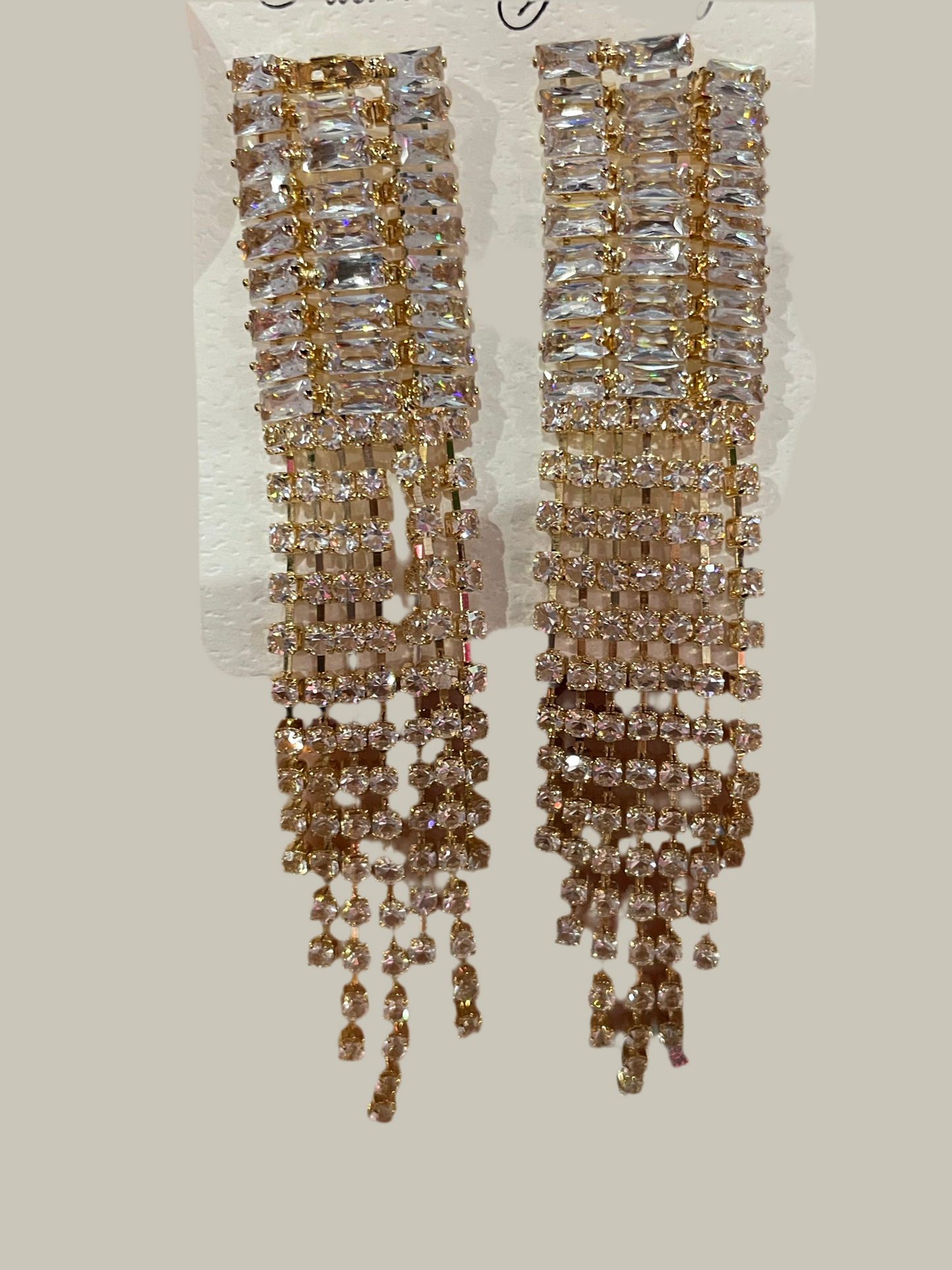 Aretes de fiesta largos. - Bling Bling