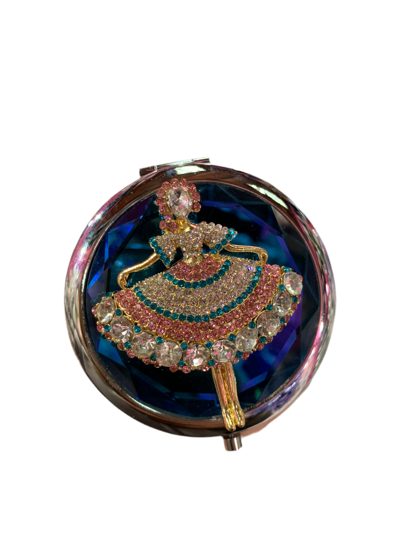 Espejo decorado de bolsillo - Bling Bling