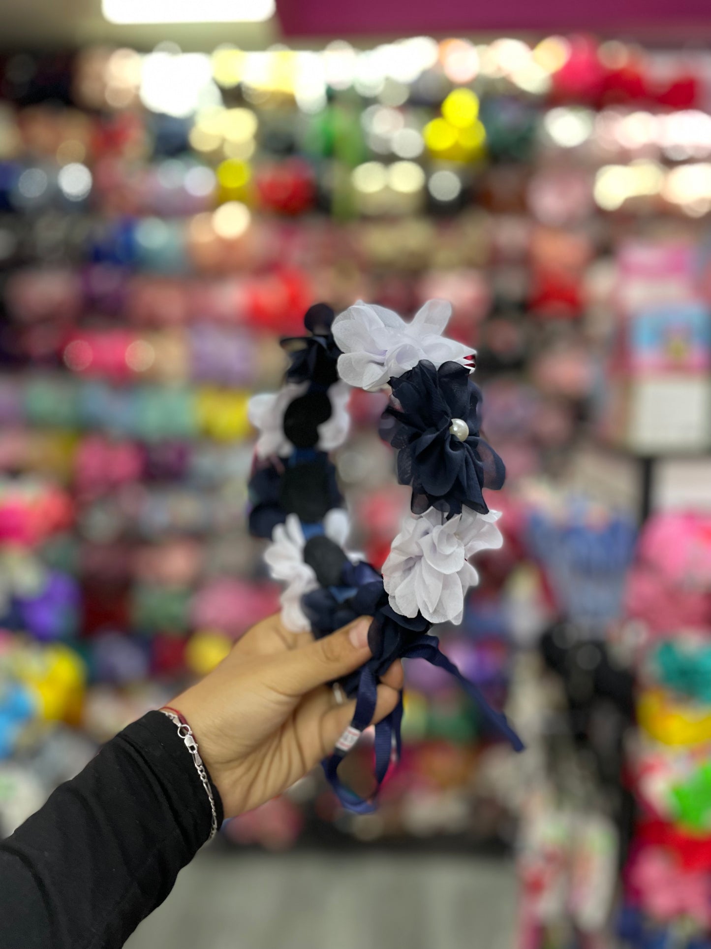 Corona De Flores(Ajustable) - Los Moños De Kari