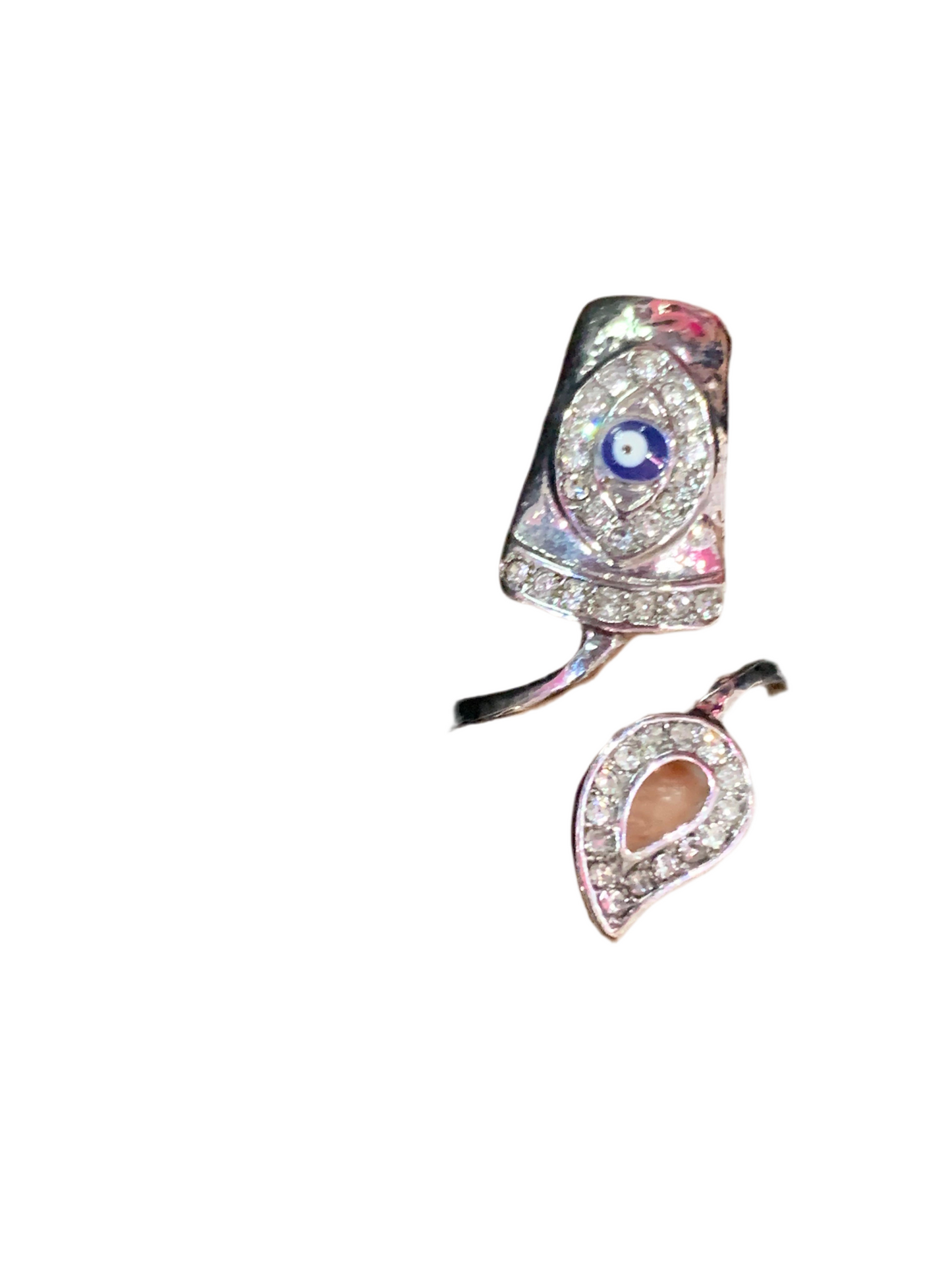 Anillo alto decorado - bling bling