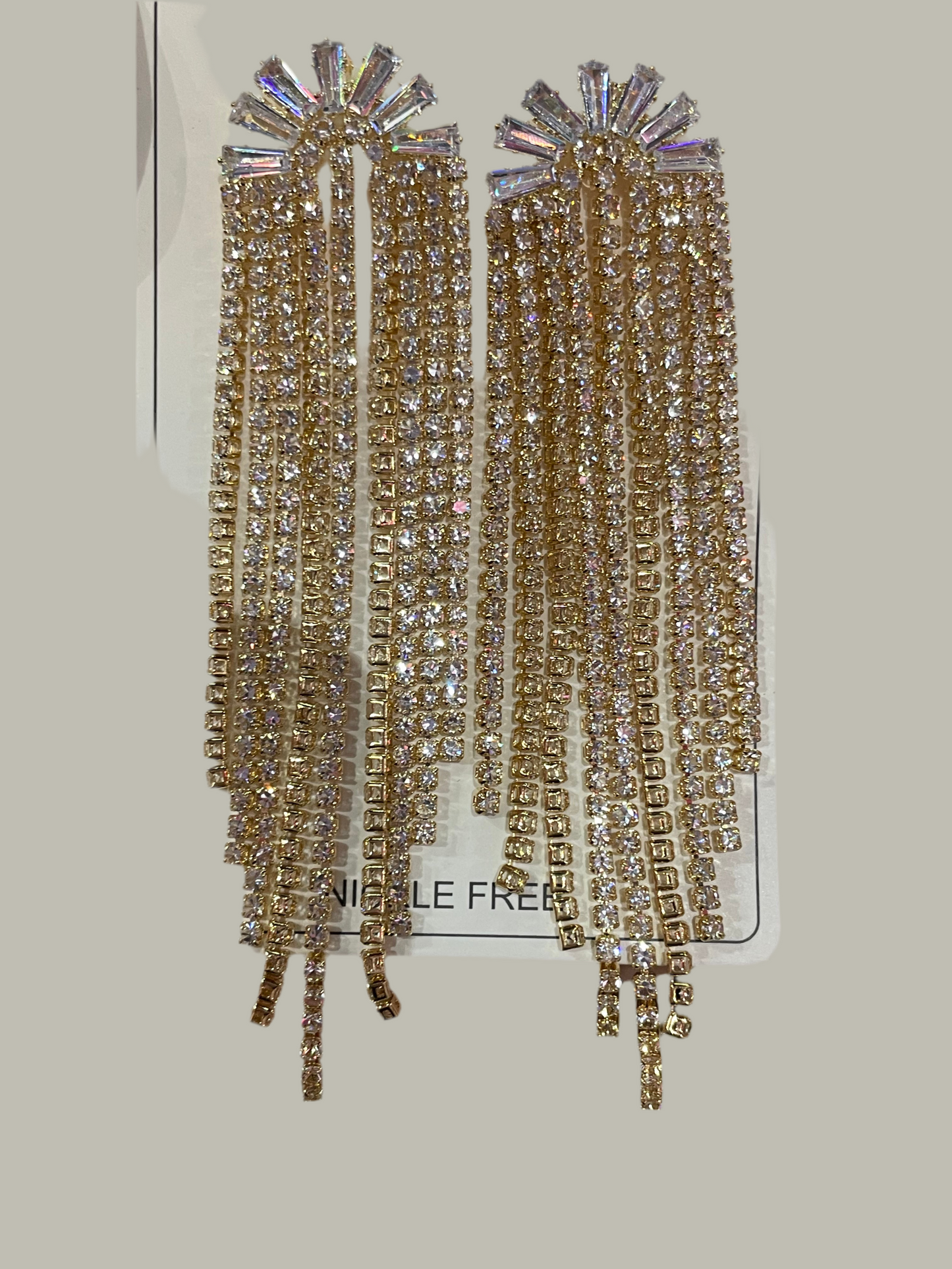 Aretes de fiesta largos. - Bling Bling