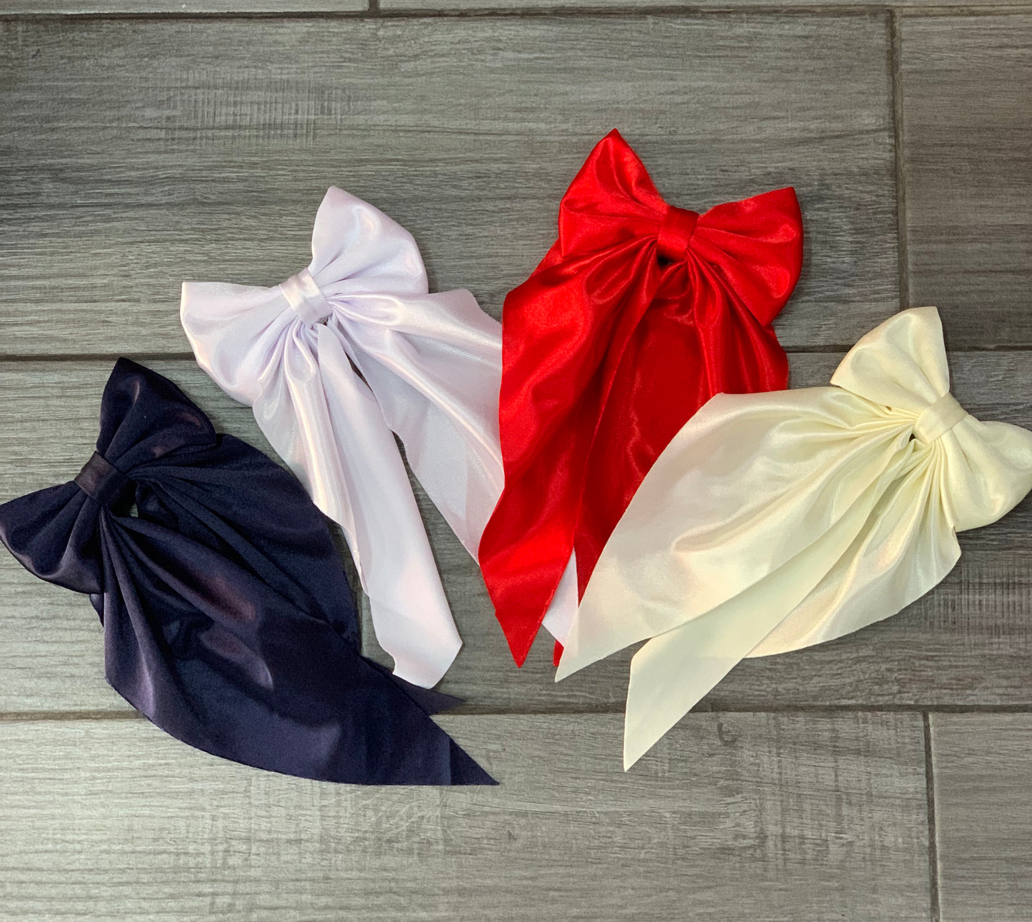 Moño princesa satin Escolar- los moños de Kari
