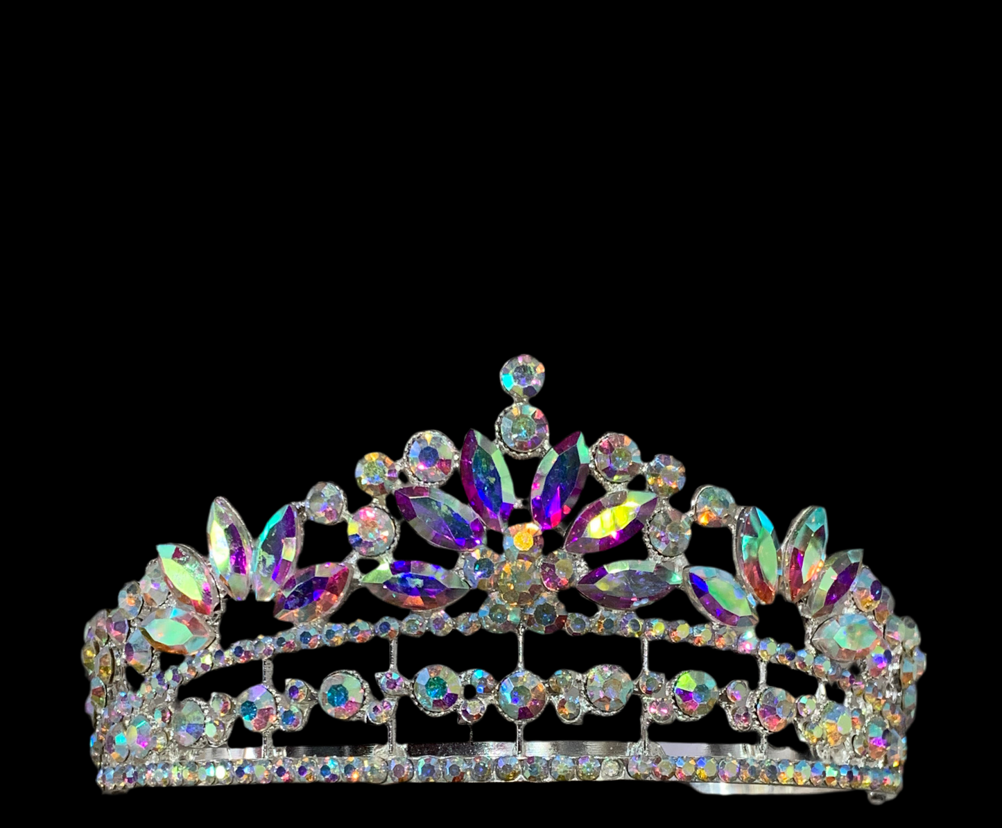 Corona princesa alta - bling bling