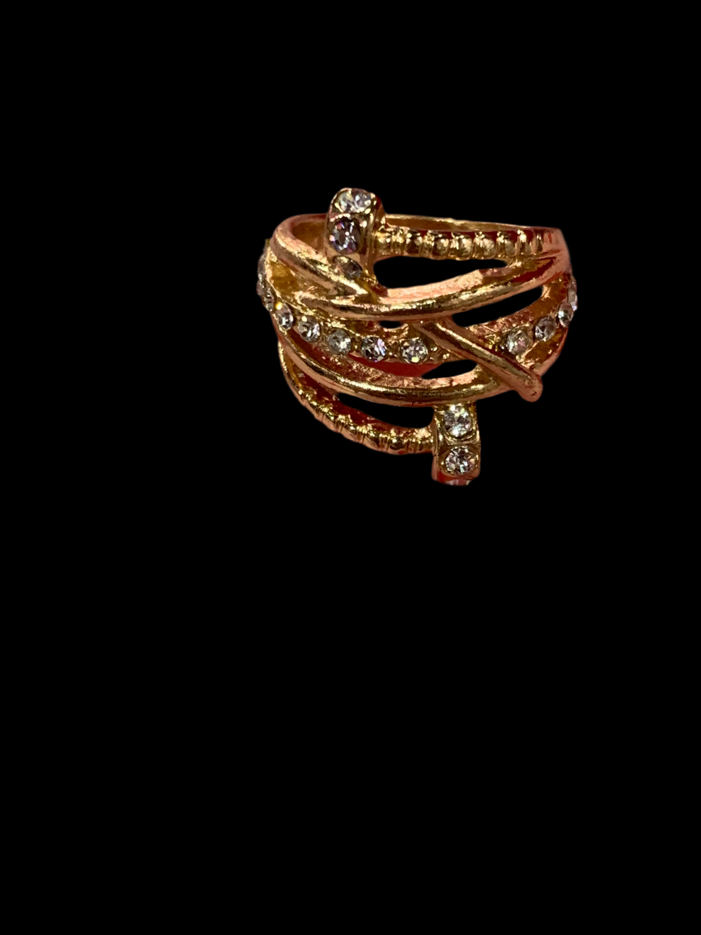 Anillo decorado - bling bling