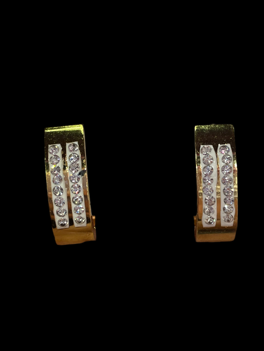 Arracada de acero inoxidable - Bling Bling