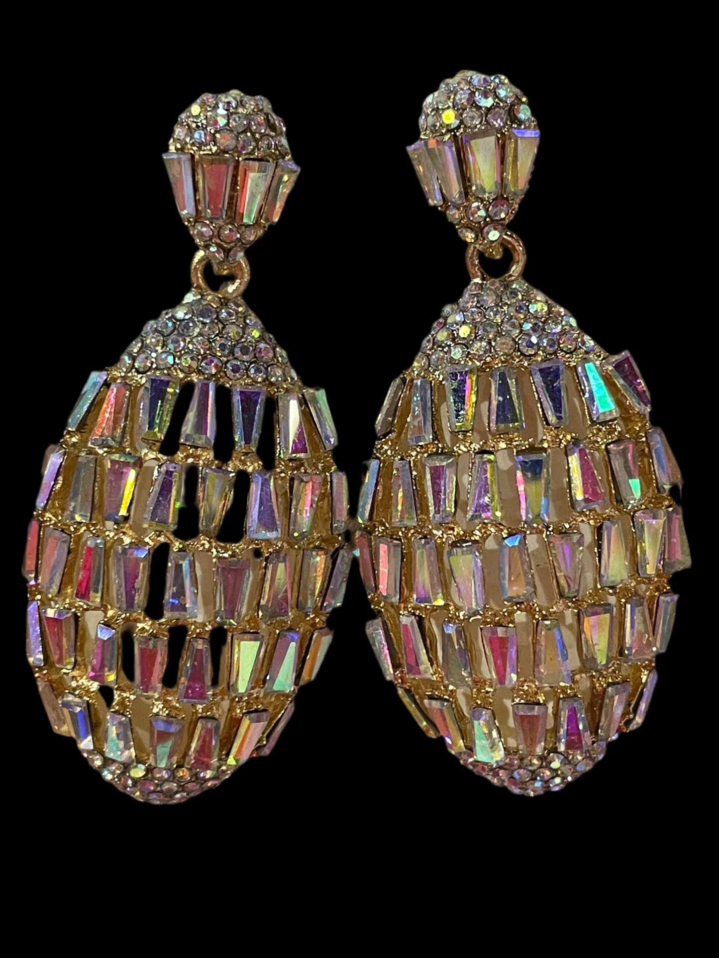 Aretes largos en dorado diseños - Bling Bling