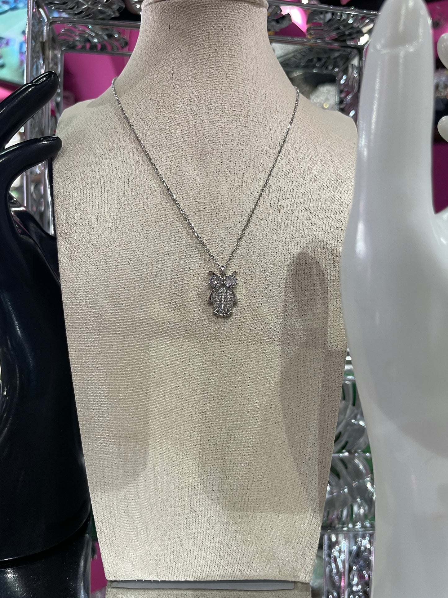 Collar con dije de Búho - Bling Bling