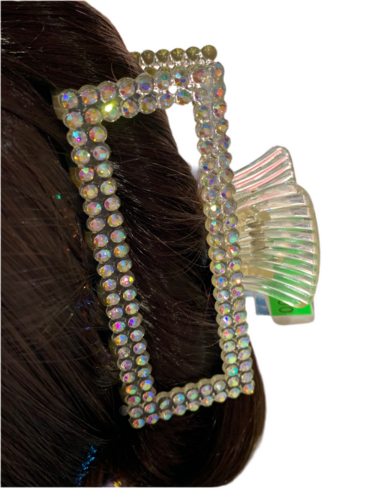 Pinza transparente con brillos - Bling Bling