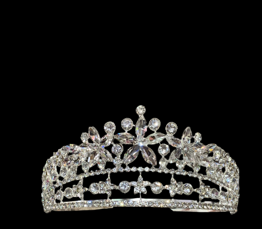 Corona princesa plateada -