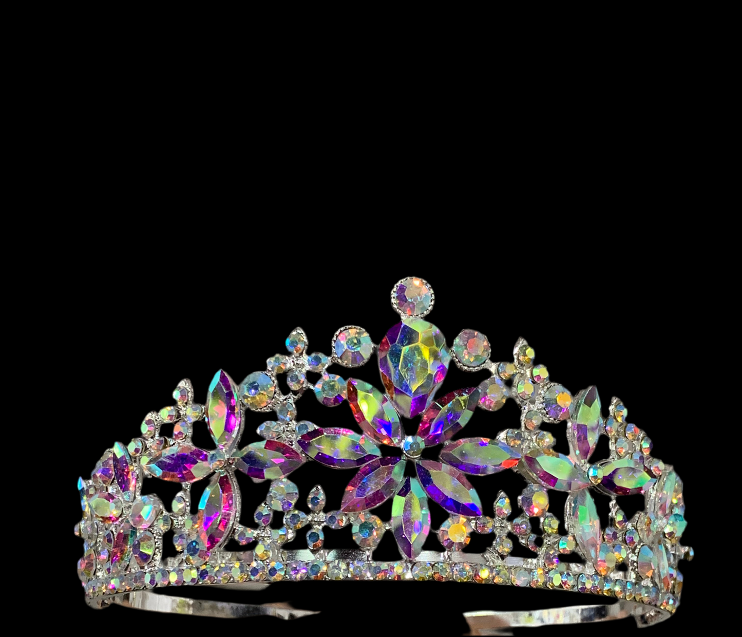 Corona princesa alta - bling bling