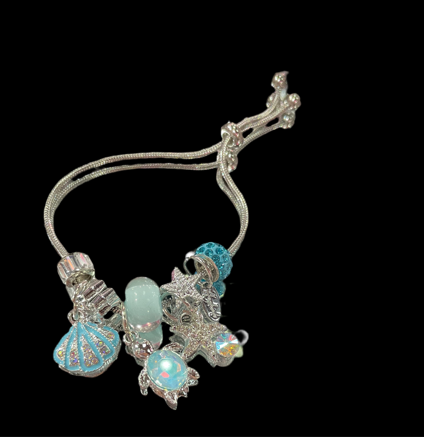 Pulsera ajustable plateada