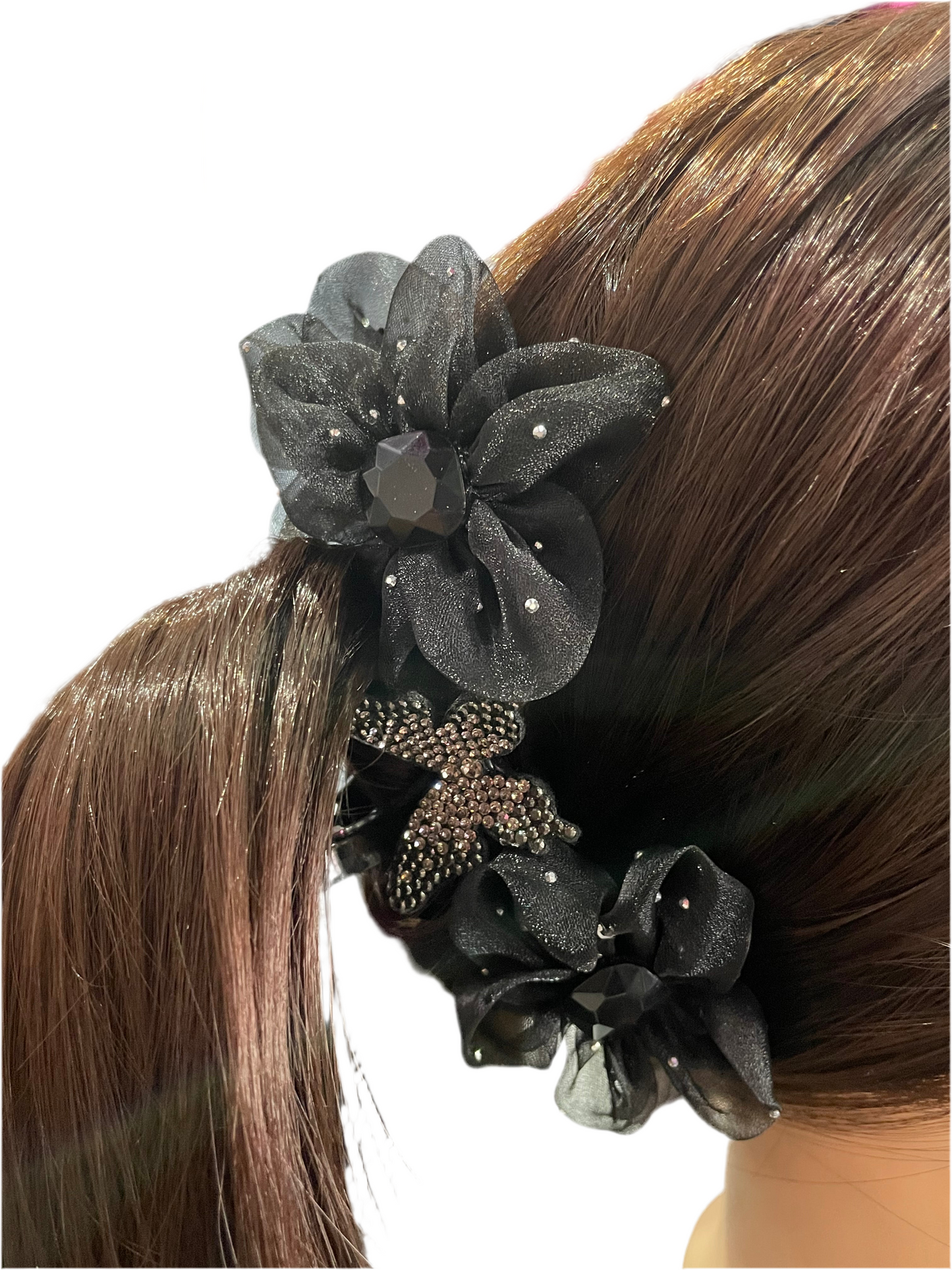 Pinza con flores
