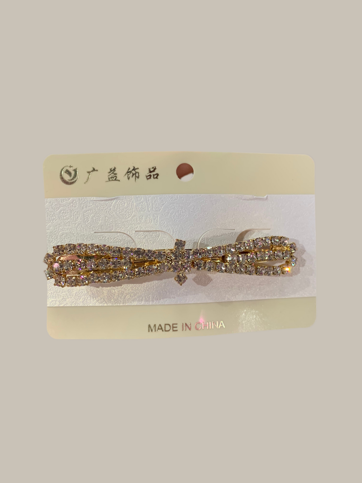 Broche decorado - bling bling