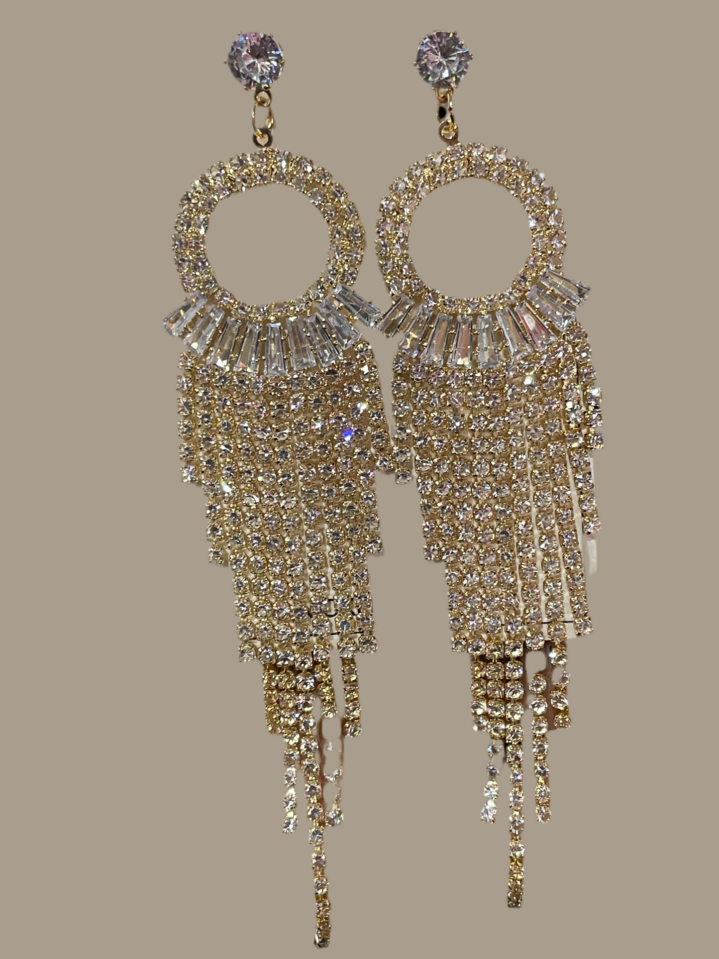Aretes de fiesta largos. - Bling Bling