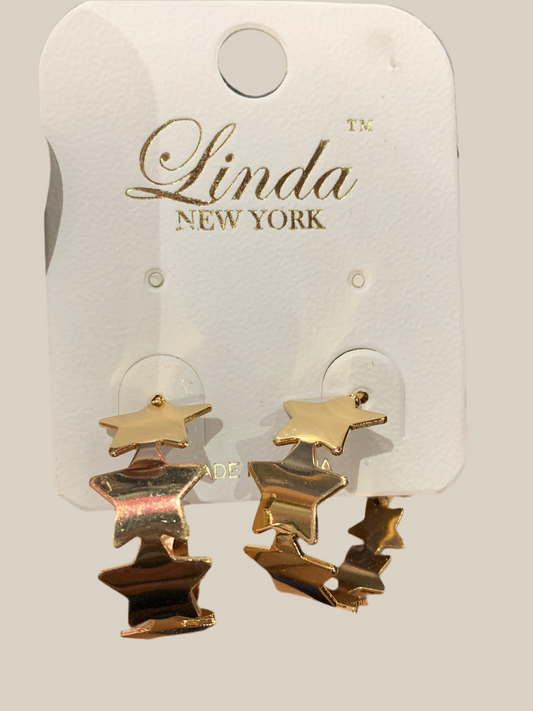 Aretes tipo arracada - Bling Bling