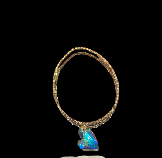 Pulsera dorada tornasol