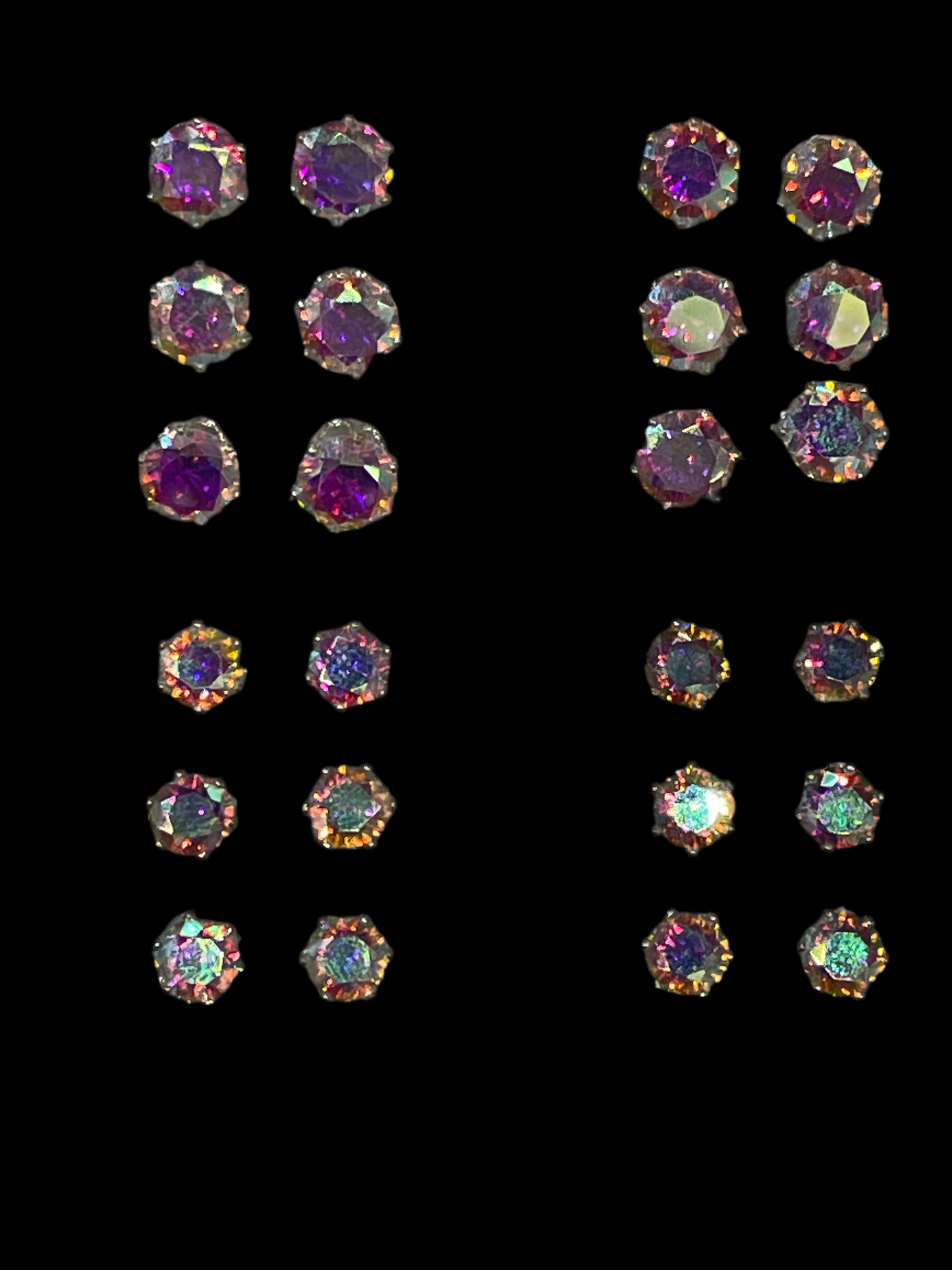 Aretes tipo broquel - Bling Bling