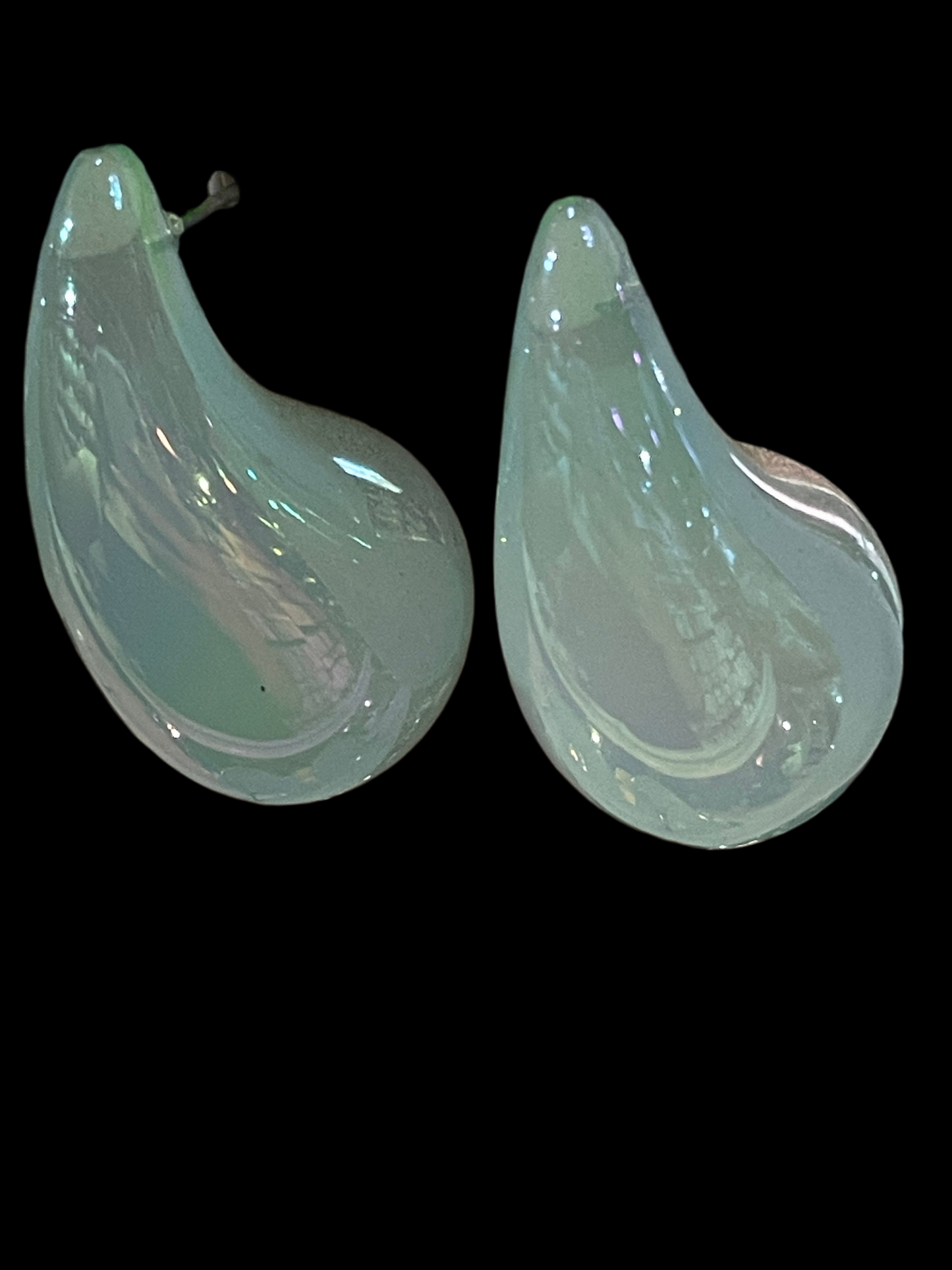 Aretes de gota translucidos - Bling Bling