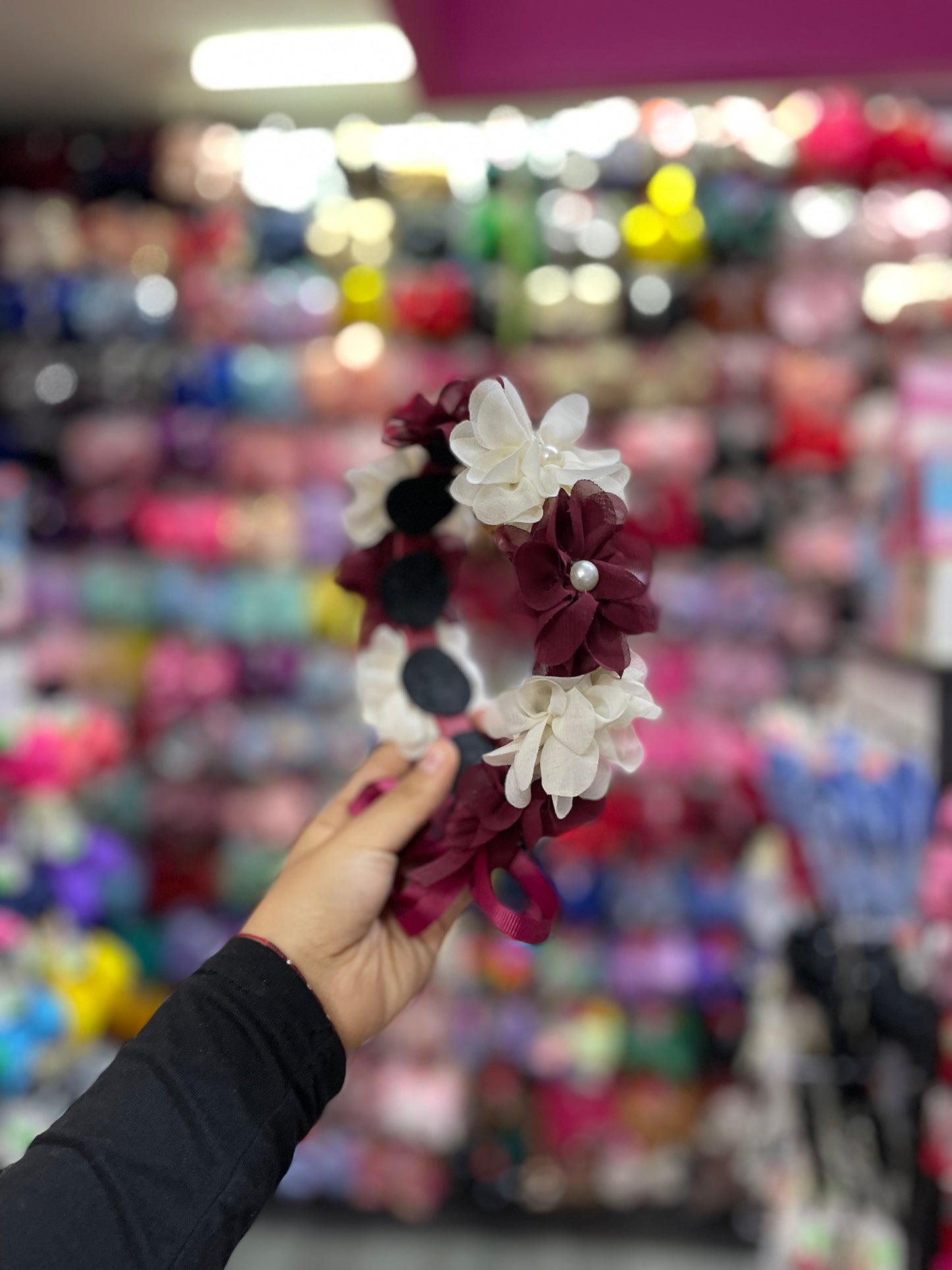 Corona De Flores(Ajustable) - Los Moños De Kari