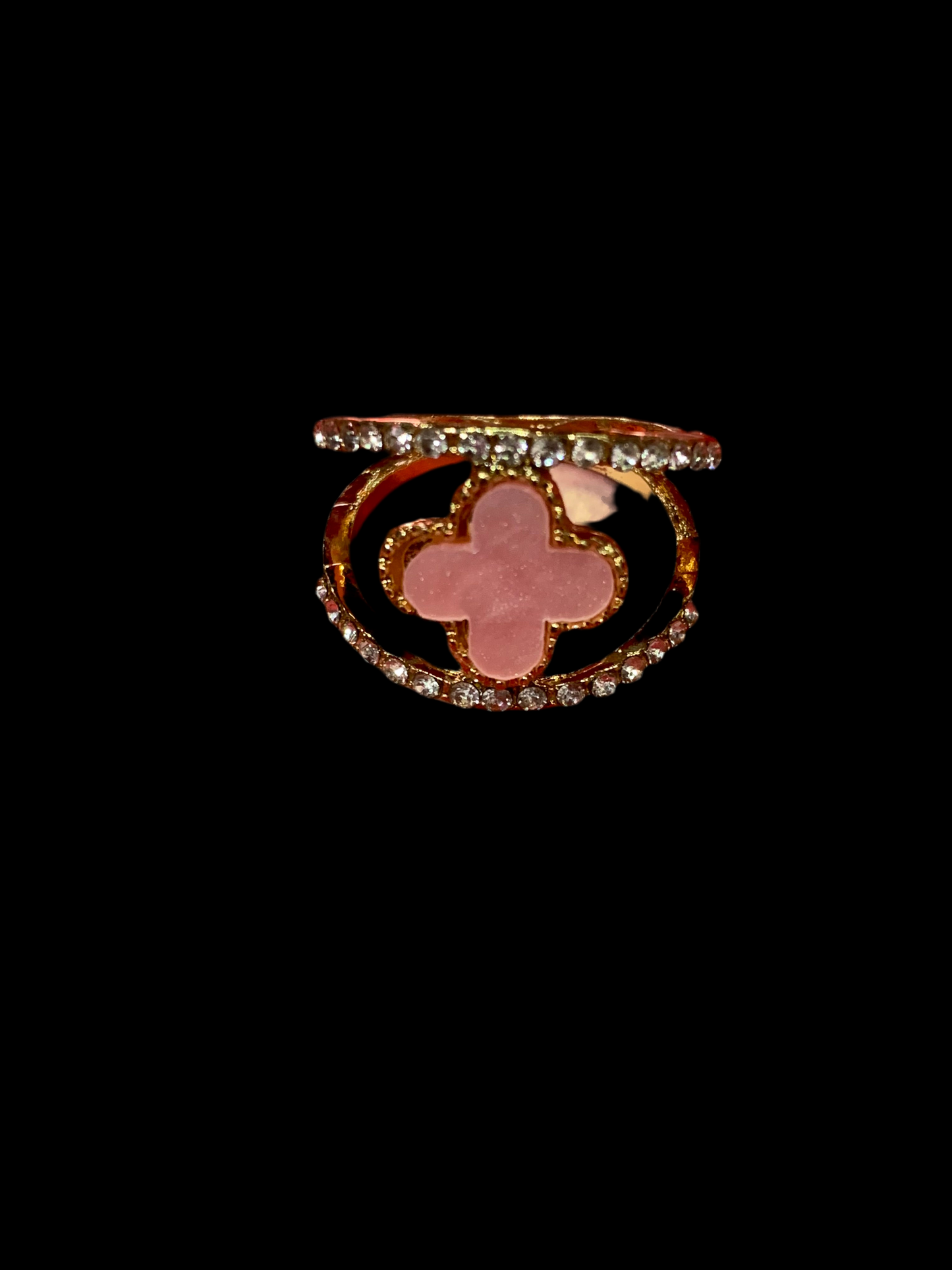 Anillo con diseño tipo Van Cleef - Bling Bling