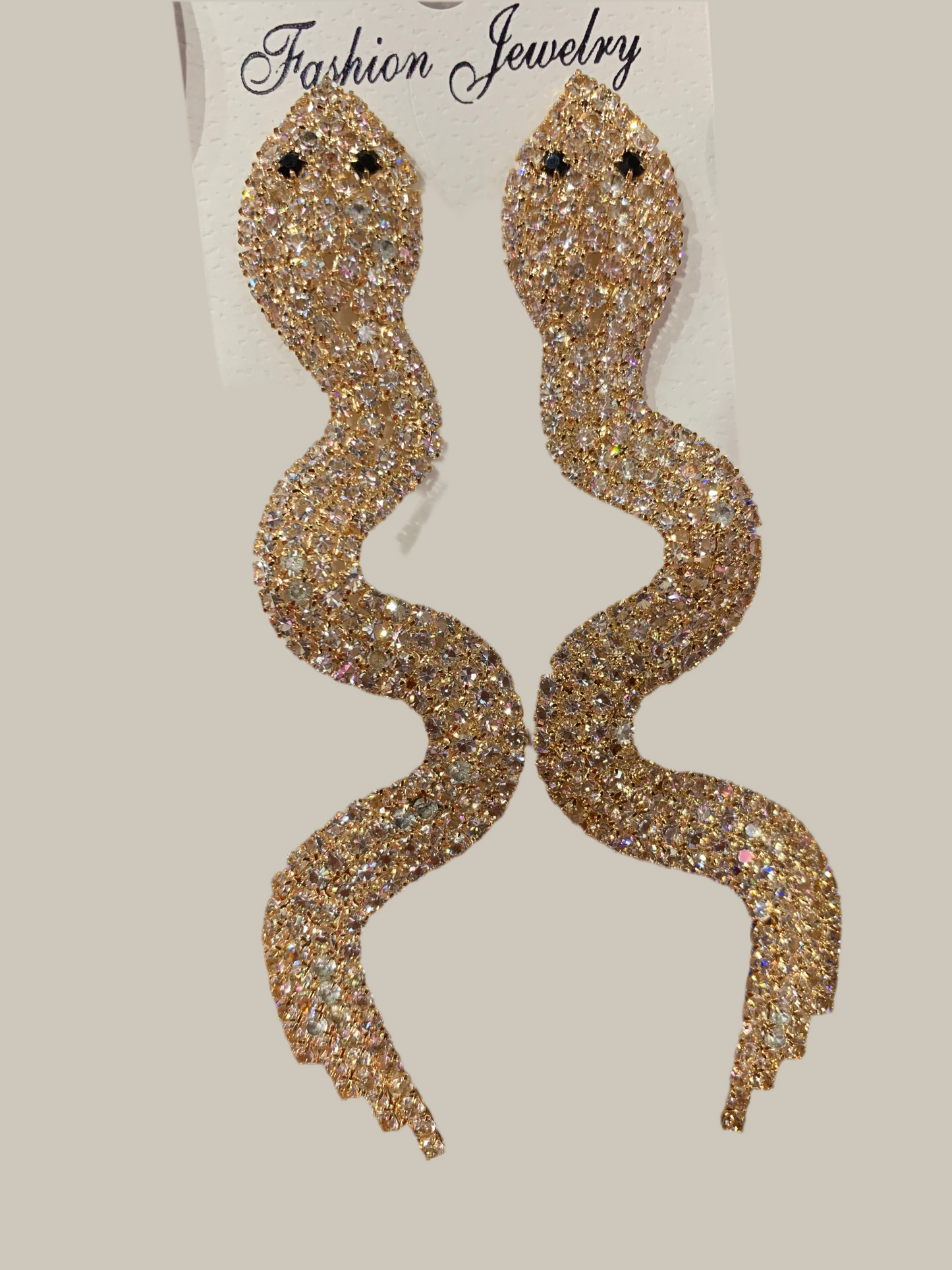 Aretes de serpiente largos - Bling Bling