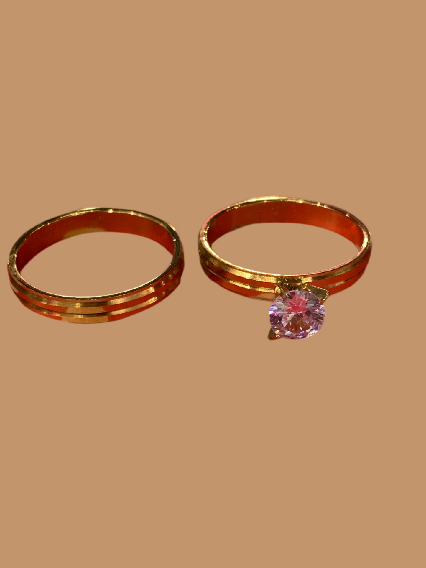 Anillo doble - bling bling