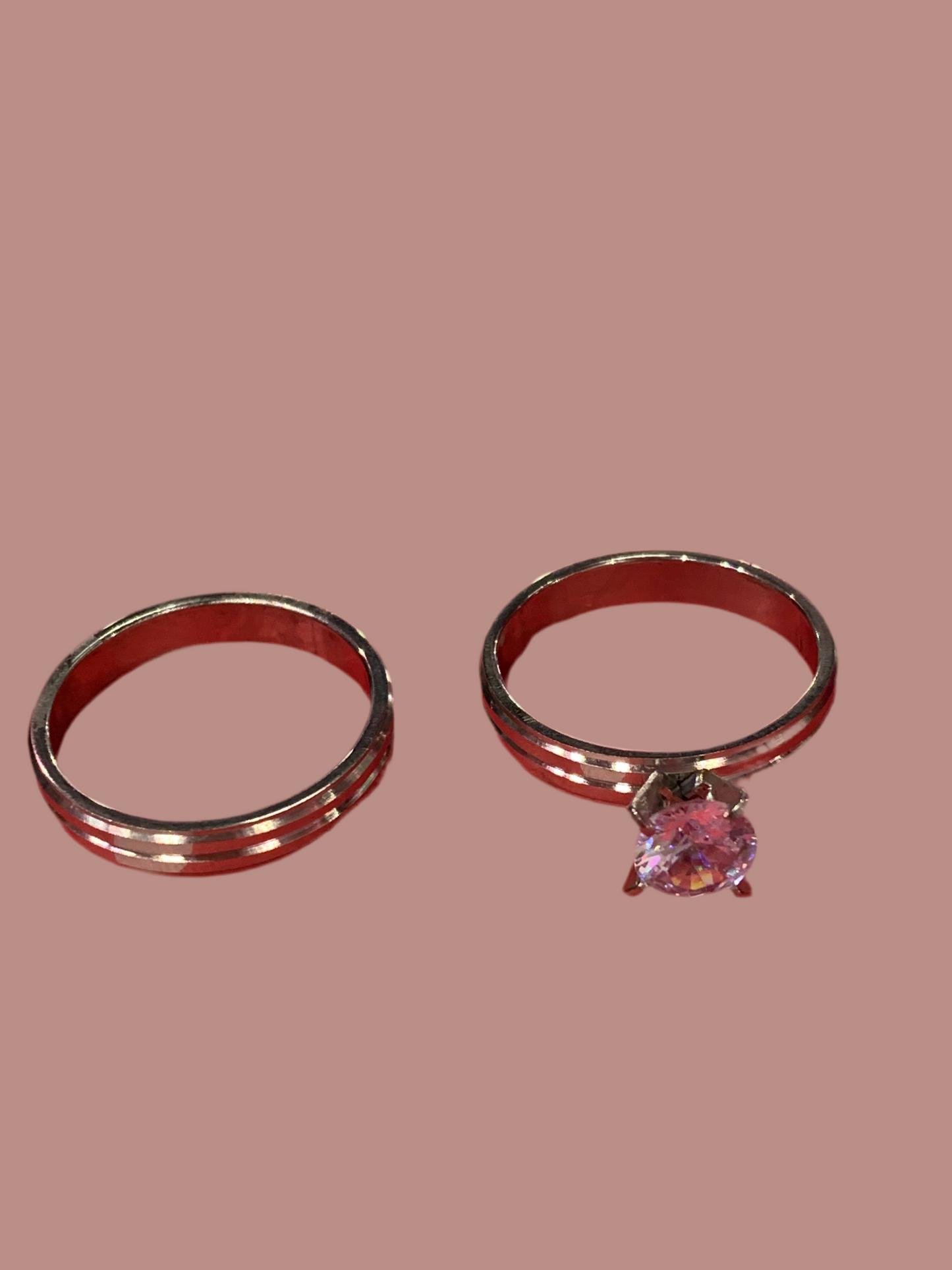 Anillo doble - bling bling