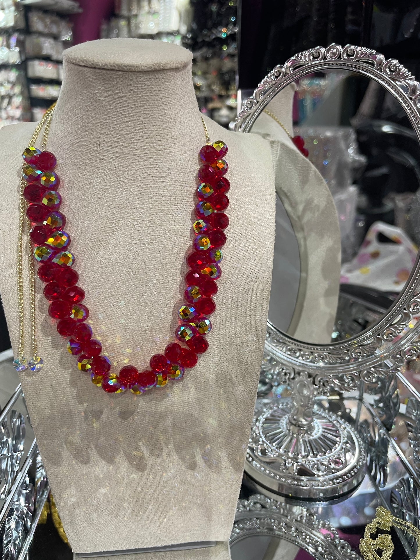 Collar Ajustable con dijes de Gota Brillante - Bling Bling