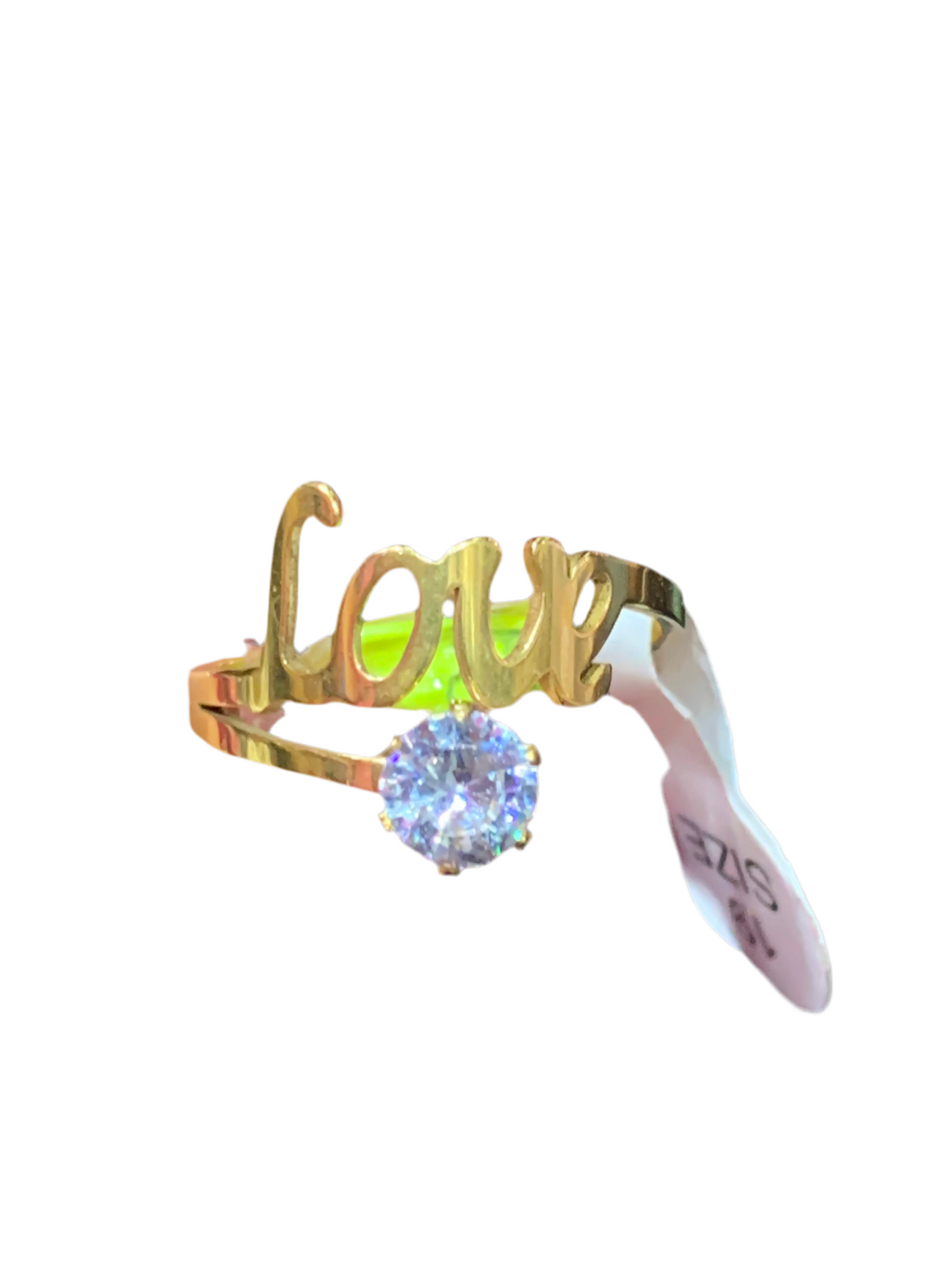 Anillo love - bling bling