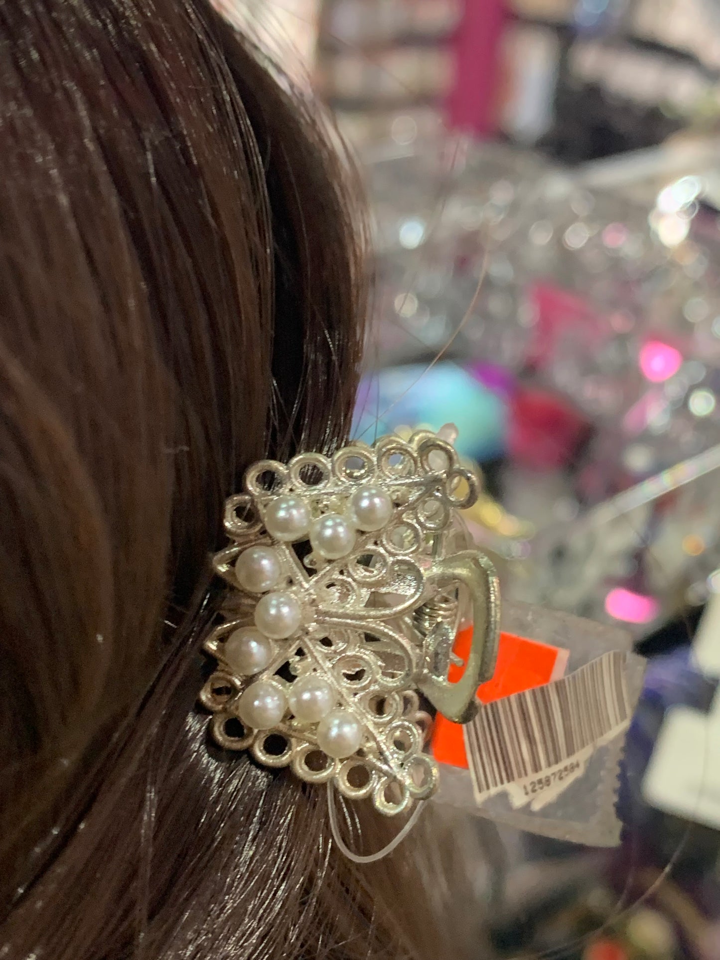 Pinza mini diseños en plateado - Bling Bling