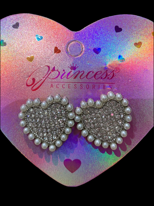 Aretes de corazón - Bling Bling