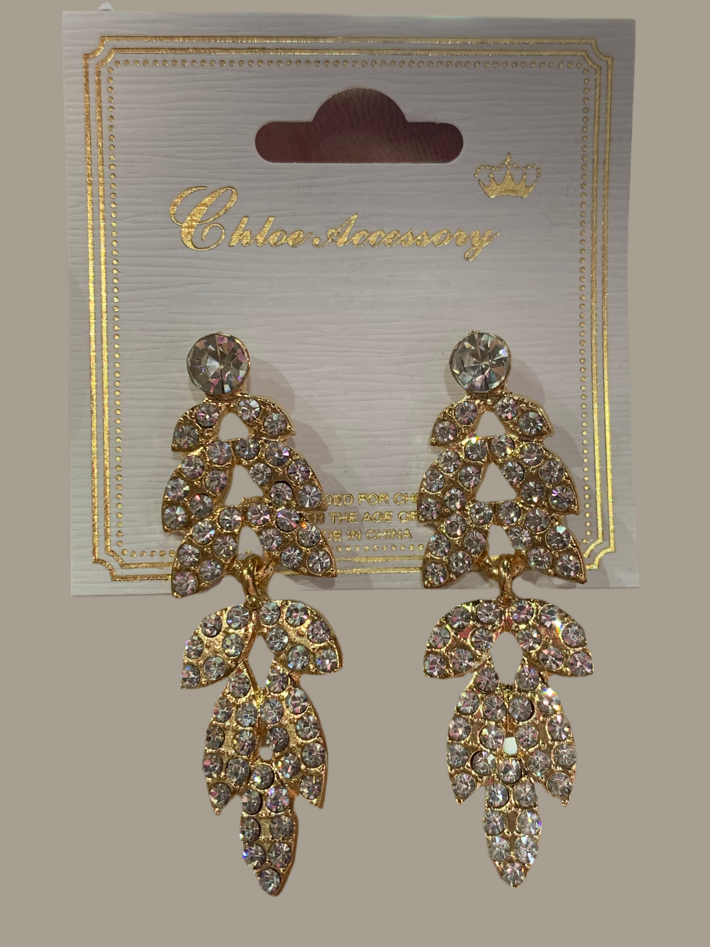 Aretes de fiesta largos - Bling Bling