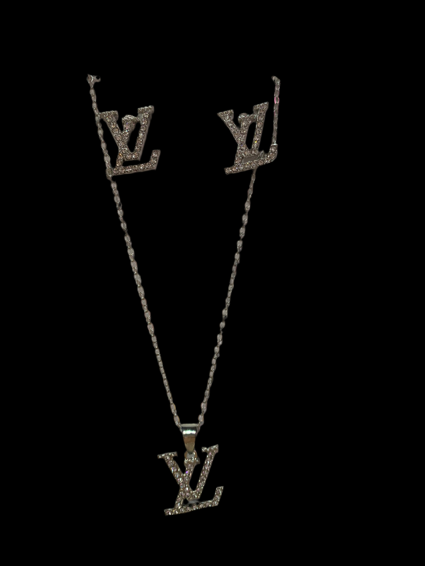 Conjunto de collar y aretes