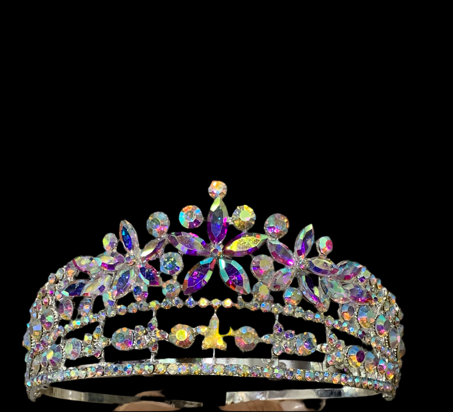 Corona princesa alta - bling bling