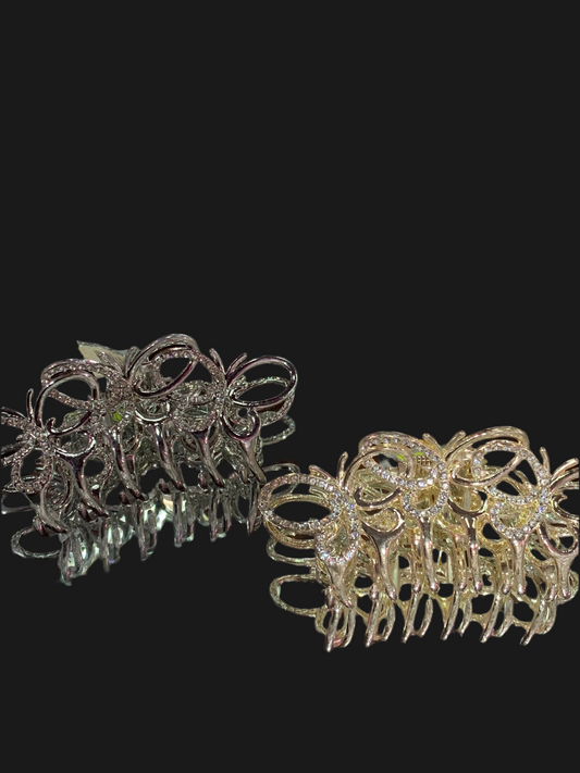 Pinza con Mariposas- Bling Bling
