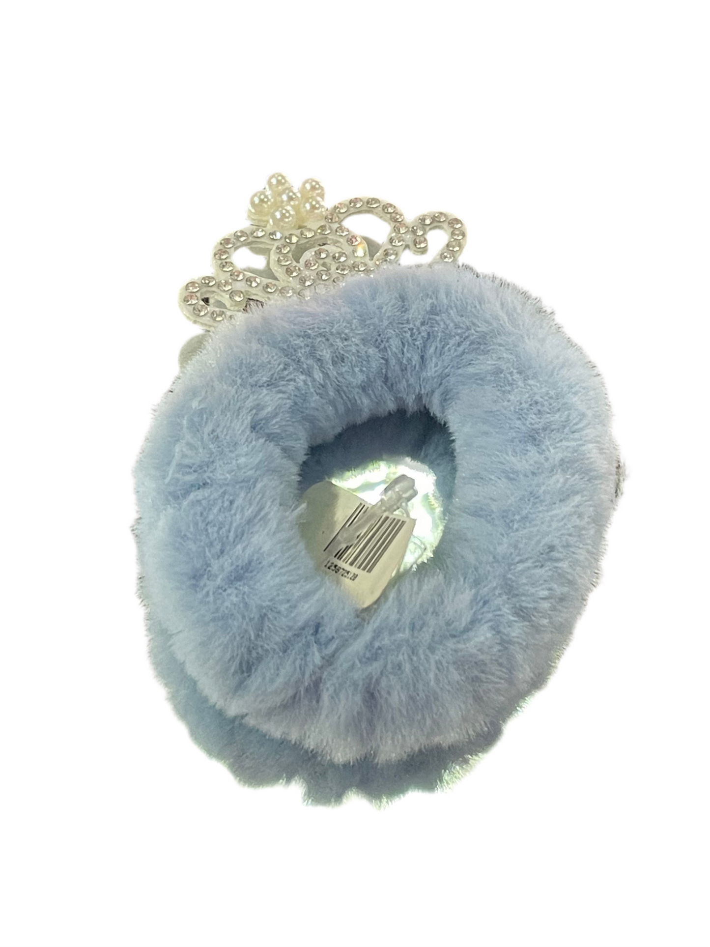Dona para cabello de peluche con Corona - Bling Bling
