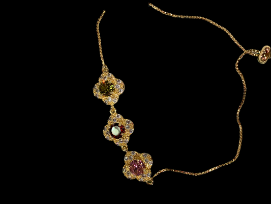 Pulsera en color dorado de acero inoxidable - bling bling