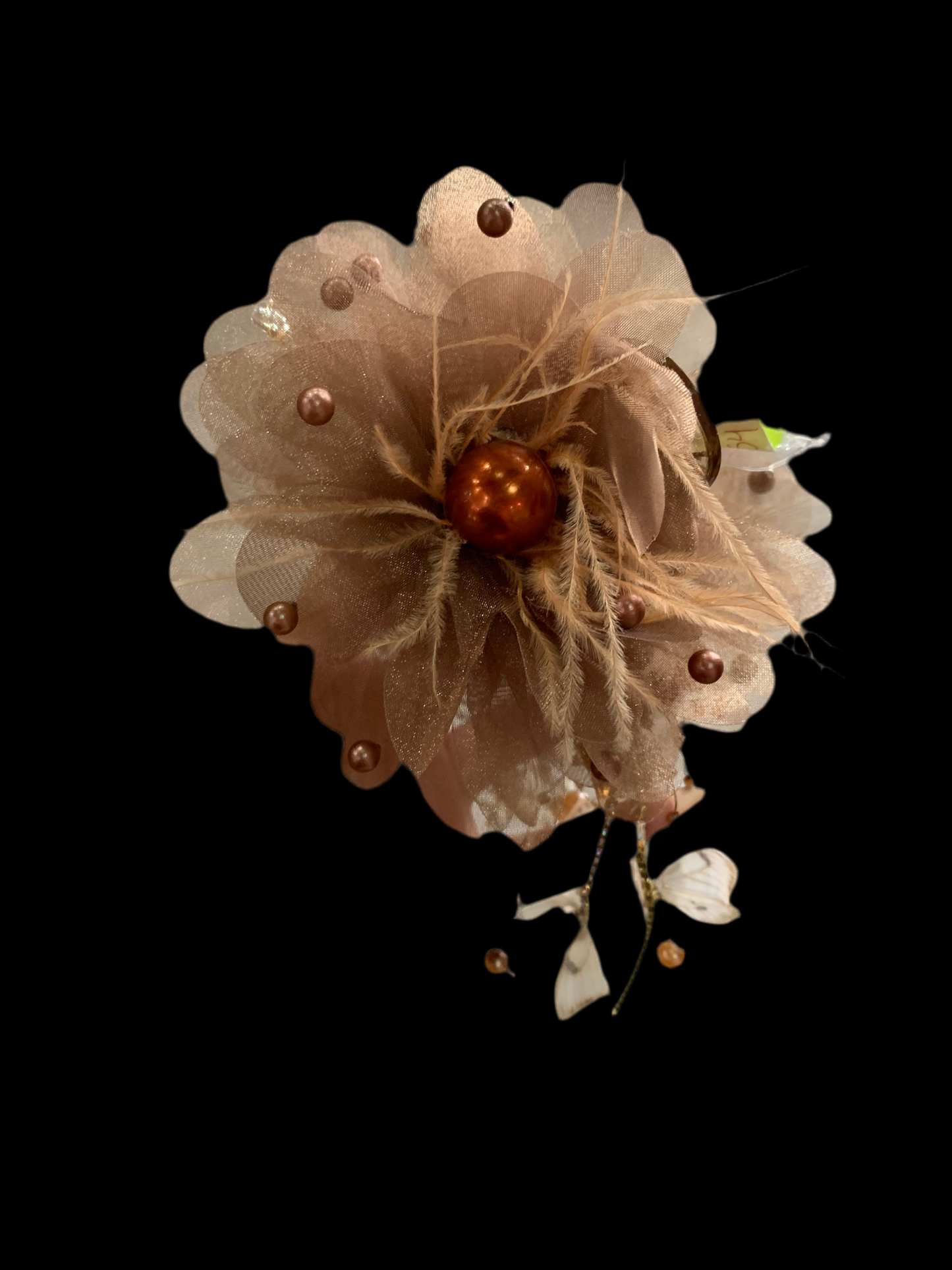 pinza de flor _ cristal