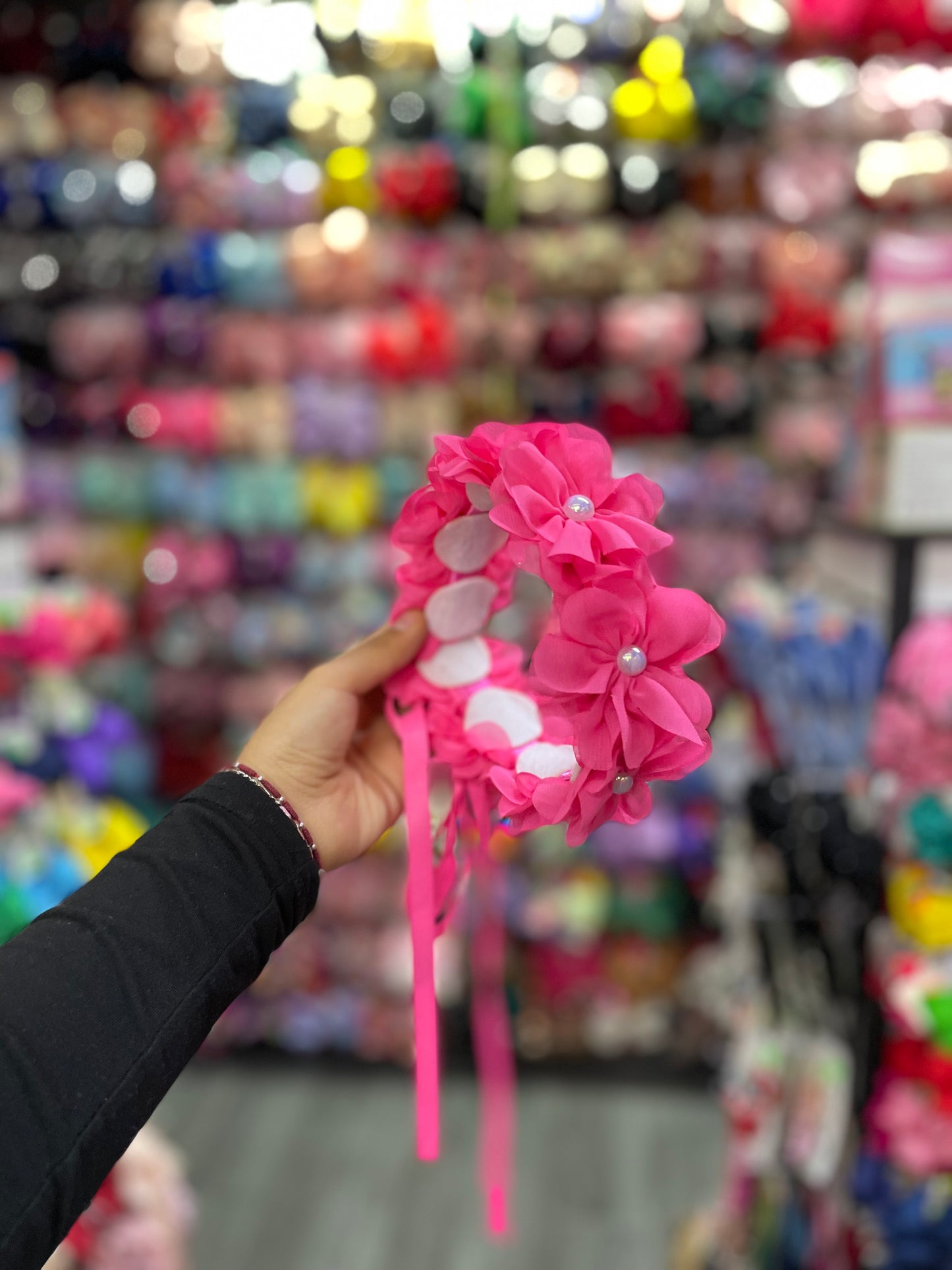 Corona De Flores(Ajustable) - Los Moños De Kari