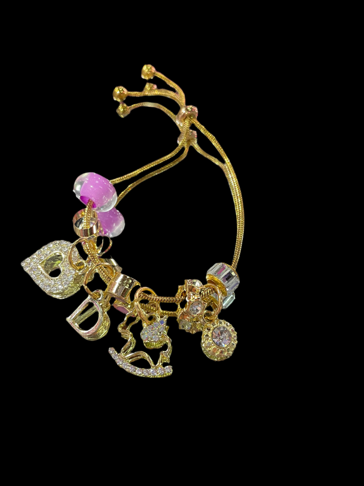 Pulsera ajustable dorada