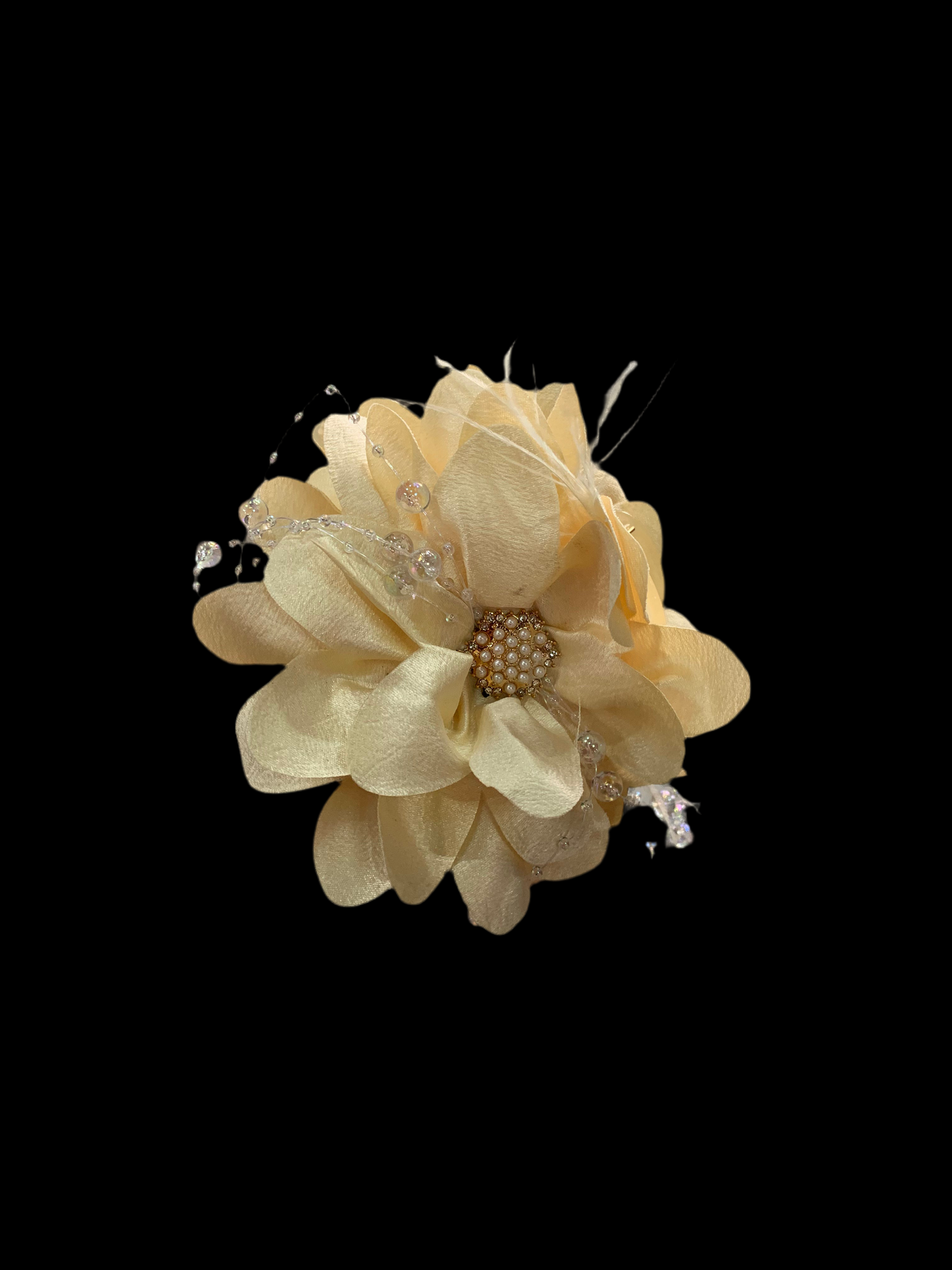pinza de flor _ cristal